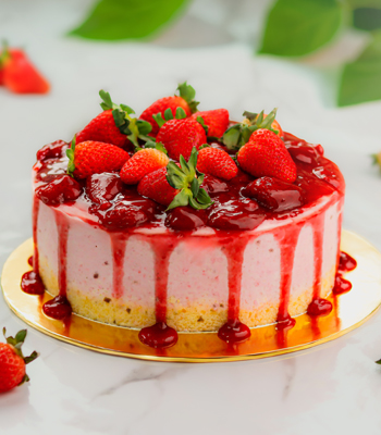 Strawberry Cream Cake