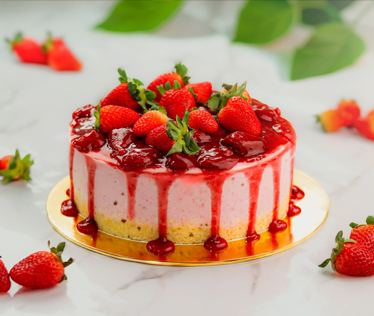 Strawberry Cream Cake